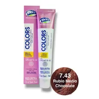 MEICYS COLORS TINTE N.7.43 RUBIO MEDIO CHOCOLATE X 75ML - Miniatura 1