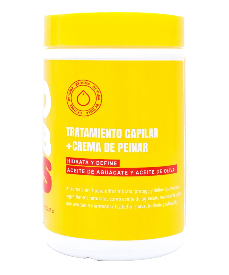 YUMA CREMA DE PEINAR 2EN1 RIZO LAB KIDS X 1000ML - Vista 2 del producto