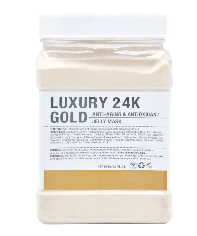 M.A MASCARILLA HIDROPLASTICA ORO 24K DE LUJO X 650GR - Producto de belleza y estética en Almacén Sandra