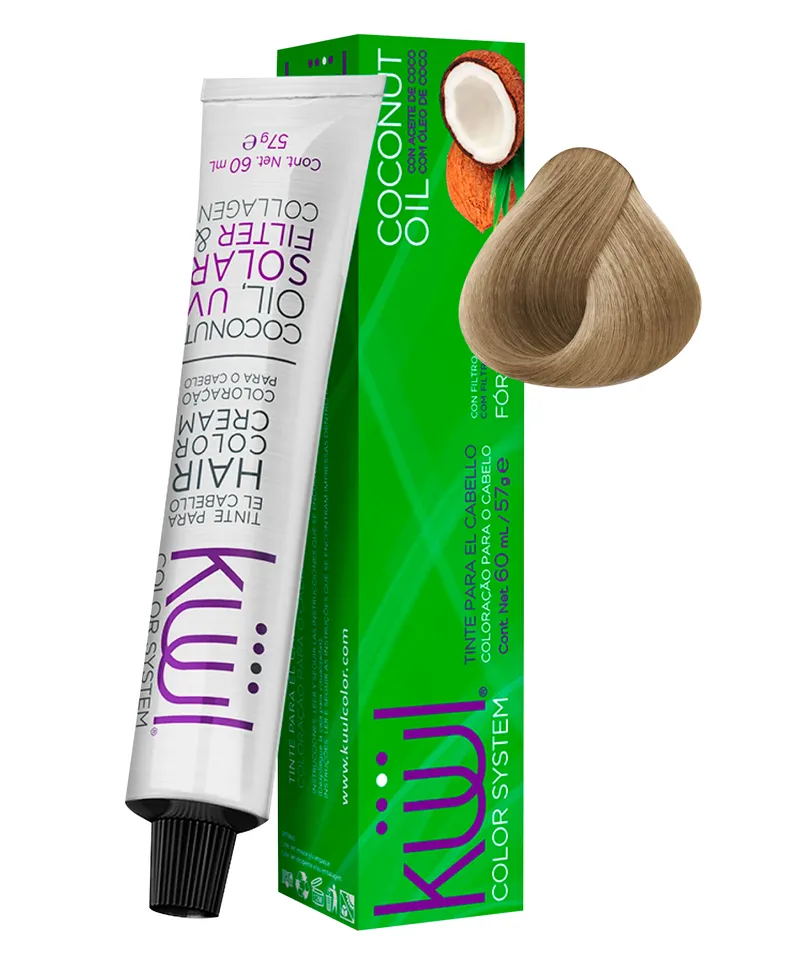KULL COLOR SYSTEM TINTE RUBIO CLARISIMO CENIZO NACARADO N.9.12 X 60ML - Producto de belleza y estética en Almacén Sandra