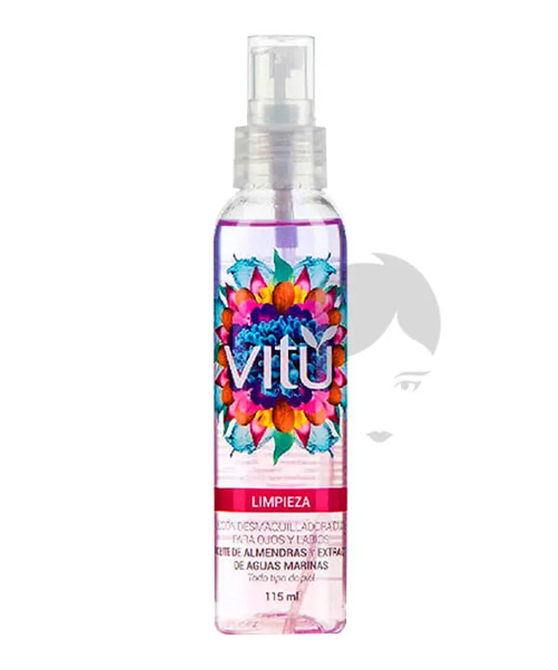 VITU LOCION DESMQUILLADORA DUAL X 115ML - Producto de belleza y estética en Almacén Sandra