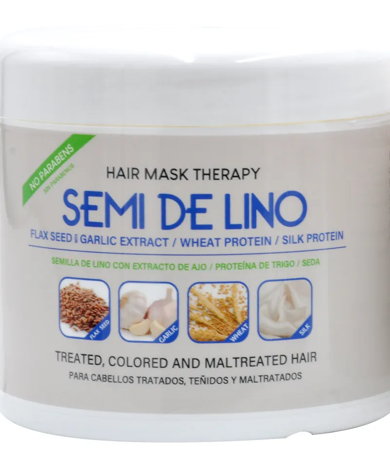 MYE MASCARILLA THERAPY SEMI DE LINO X 300GR - Producto de belleza y estética en Almacén Sandra