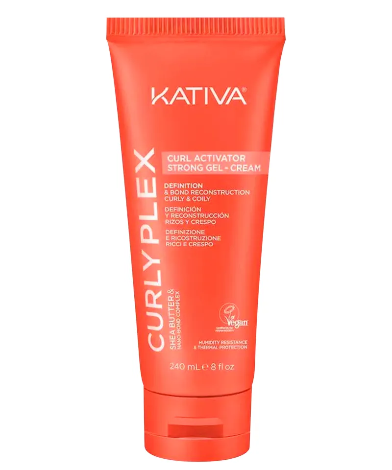 KATIVA CURLY PLEX GEL ACTIVADOR DE RIZOS Y CRESPOS STRONG X240ML - Producto de belleza y estética en Almacén Sandra
