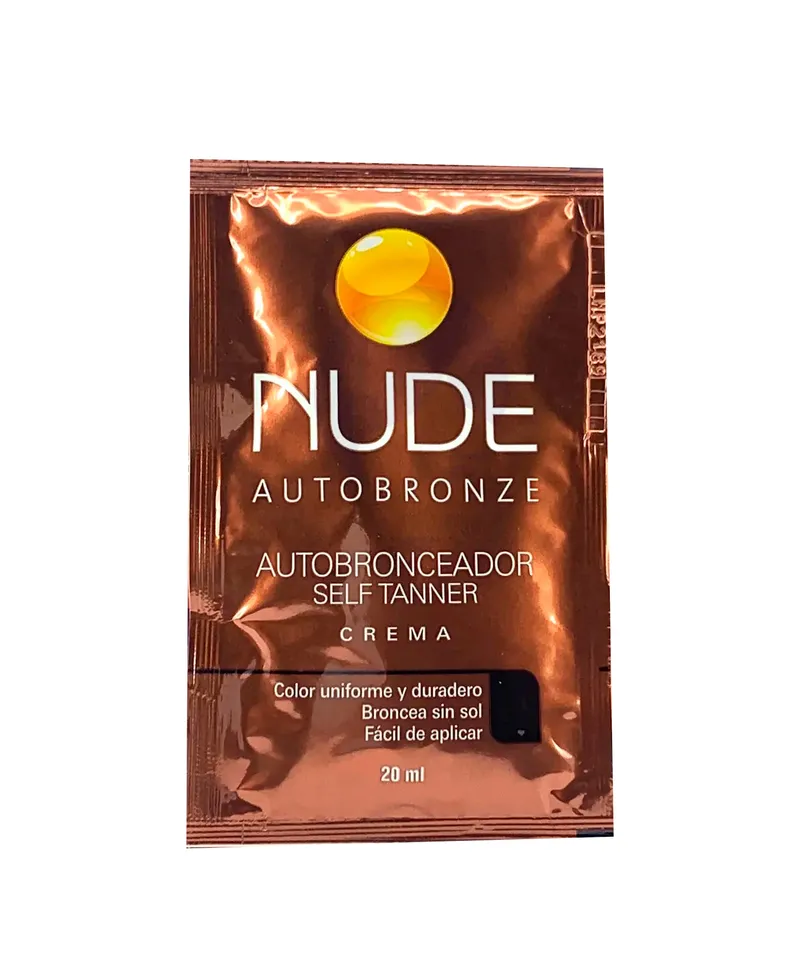 NUDE AUTOBRONCEADOR CREMA X 20ML - Producto de belleza y estética en Almacén Sandra