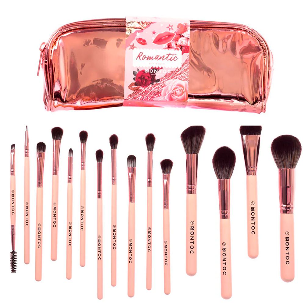 MONTOC KIT DE BROCHAS ROMANTIC EDITION X 15UND REF: LP603