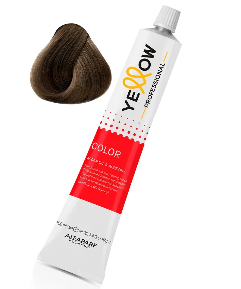 YELLOW TINTE RUBIO MEDIO IRISADO CENIZA N.7.21 X 60ML - Producto de belleza y estética en Almacén Sandra