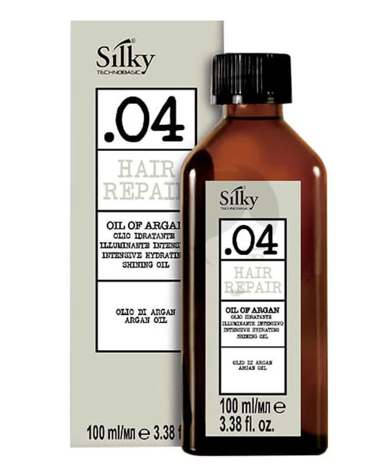 SILKY ACEITE DE ARGAN HAIR REPAIR 04 X 100ML - Producto de belleza y estética en Almacén Sandra