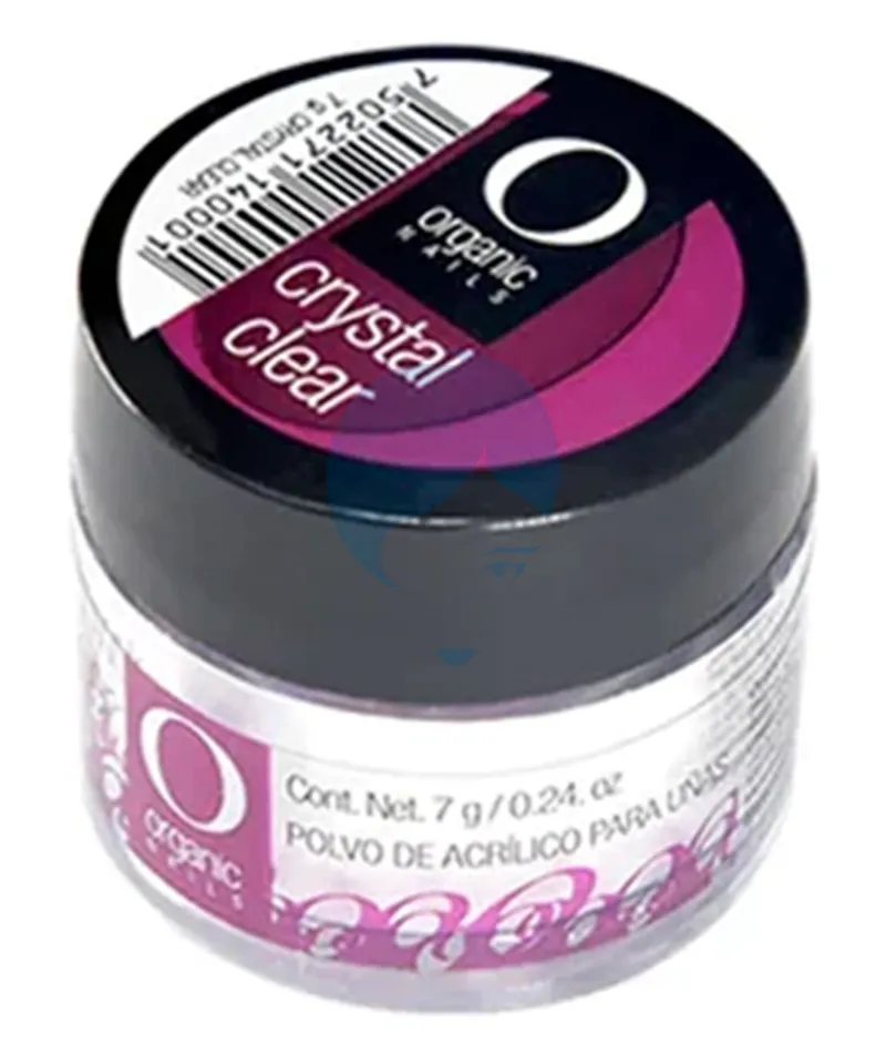 ORGANIC ACRILICO CRYSTAL CLEAR X 7.5GR - Producto de belleza y estética en Almacén Sandra