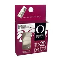 ORGANIC NAIL UÑAS POSTIZAS FRECH WHITE X 20UND - Miniatura 1