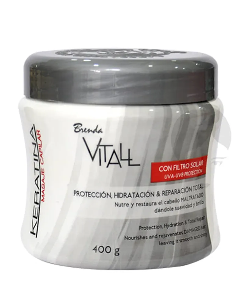 BRENDA TRATAMIENTO KERATINA X 400GR - Producto de belleza y estética en Almacén Sandra