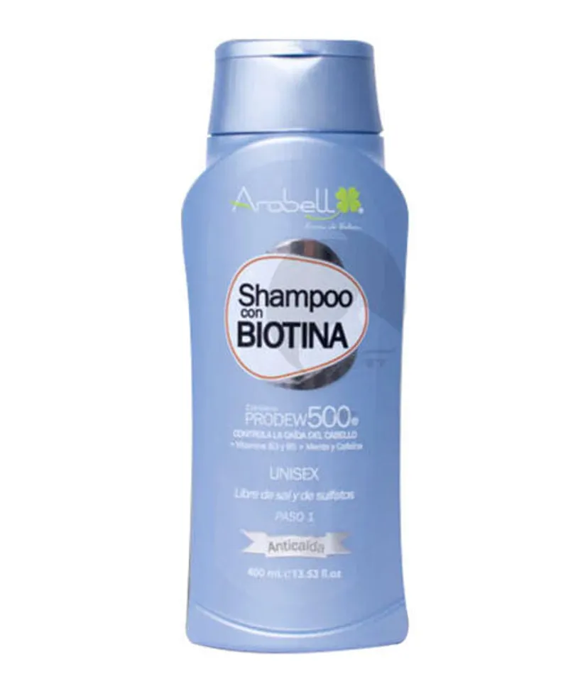 AROBELL SHAMPOO BIOTINA X 400ML - Producto de belleza y estética en Almacén Sandra