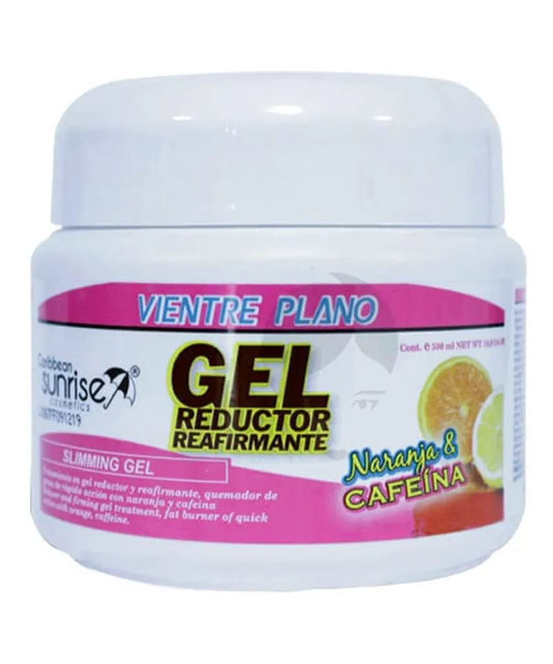 CARIBBEAN SUNRISE GEL REDUCTOR NARANJA Y CAFEINA X 540GR - Producto de belleza y estética en Almacén Sandra