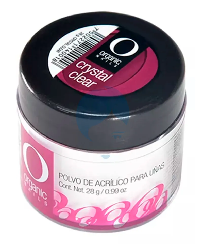 ORGANIC ACRILICO CRYSTAL CLEAR X 28GR - Producto de belleza y estética en Almacén Sandra