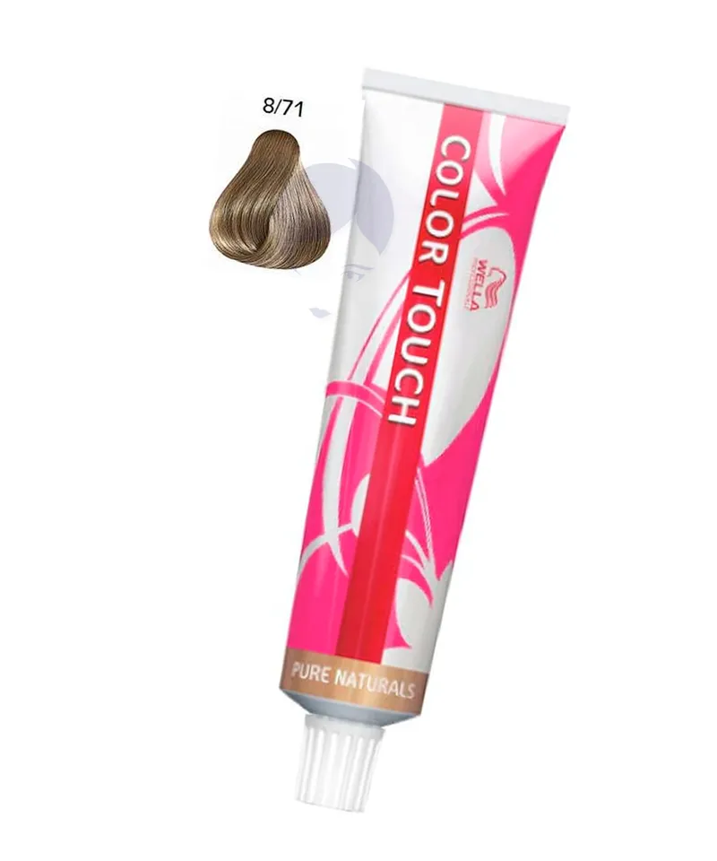 WELLA COLOR TOUCH TINTE RUBIO CLARO MARRON CENIZA N.8.71 X 60ML - Producto de belleza y estética en Almacén Sandra
