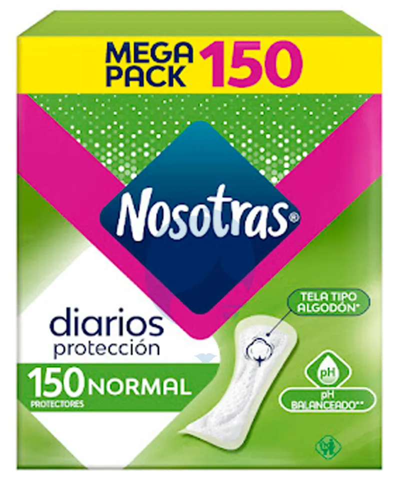 NOSOTRAS PROTECTORES DIARIO NORMAL X 150UND - Producto de belleza y estética en Almacén Sandra