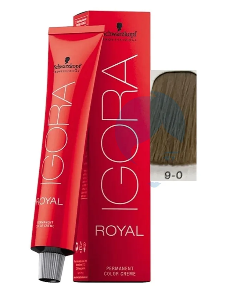 IGORA ROYAL TINTE RUBIO MUY CLARO N.9.0 X 60ML - Producto de belleza y estética en Almacén Sandra