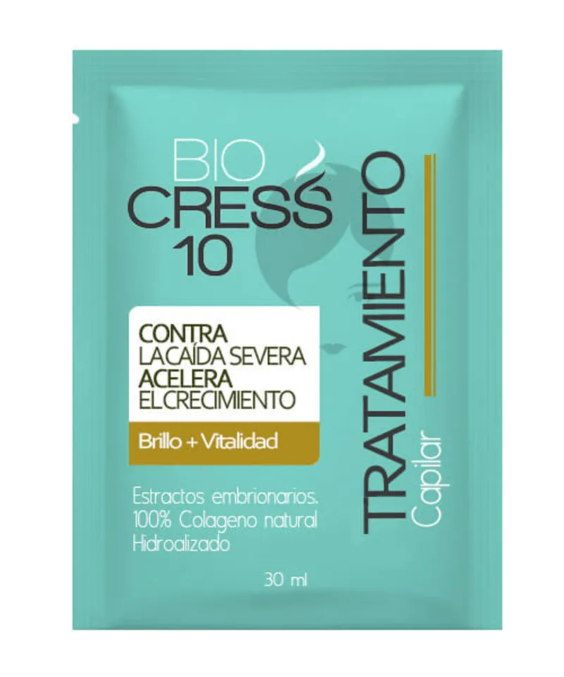 BIOCRESS TRATAMIENTO ANTICAIDA X 30ML - Producto de belleza y estética en Almacén Sandra
