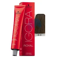 IGORA ROYAL TINTE RUBIO CLARO N.8.0 X 60ML - Miniatura 1
