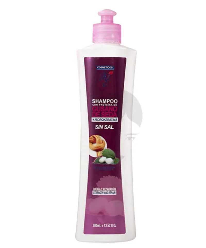 MYE SHAMPOO SIN SAL GUSANO DE SEDA X 400ML - Producto de belleza y estética en Almacén Sandra