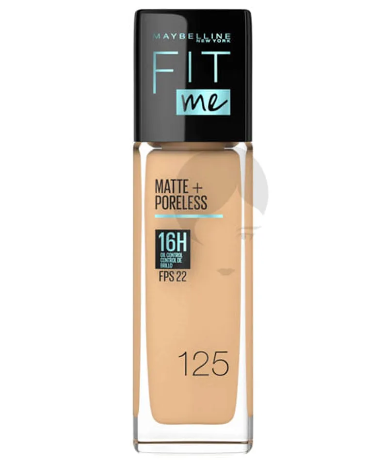 MAYBELLINE BASE FIT ME MATE PIEL GRASA N.125 X 30ML - Producto de belleza y estética en Almacén Sandra