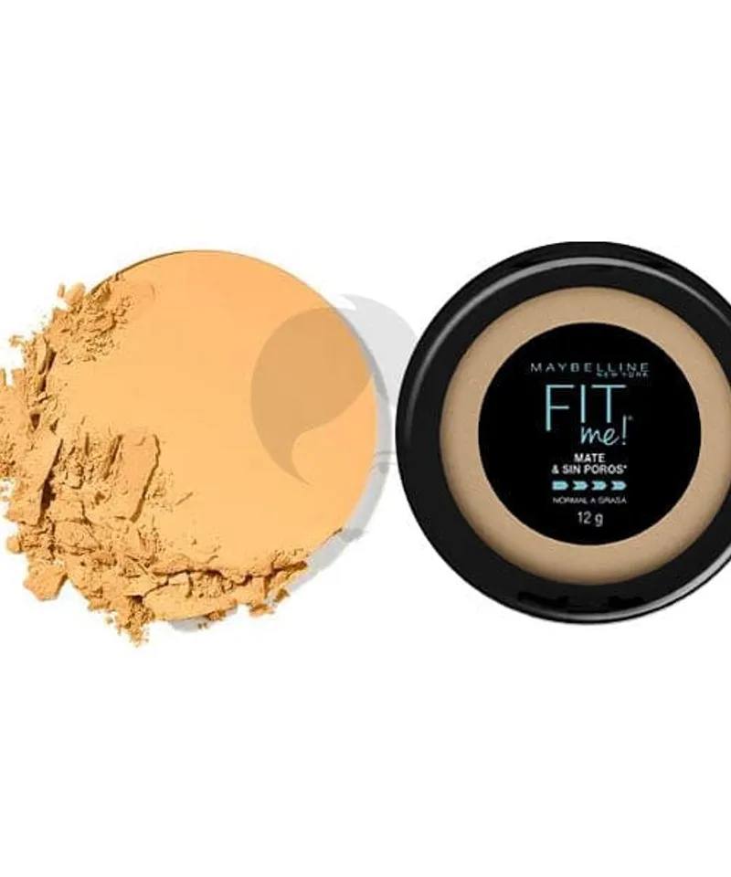 MAYBELLINE POLVO FIT ME NATURAL BEIGE PIEL GRASA N.220 X 12GR - Producto de belleza y estética en Almacén Sandra