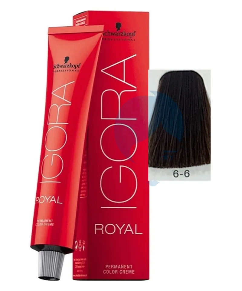 IGORA ROYAL TINTE RUBIO OSCURO MARRON N.6.6 X 60ML - Producto de belleza y estética en Almacén Sandra