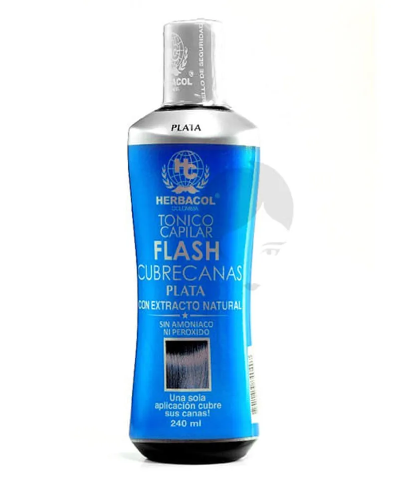HERBACOL TONICO FLASH CUBRECANAS PLATA X 240ML - Producto de belleza y estética en Almacén Sandra