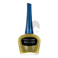MASGLO ESMALTE DECORATIVO ESCARCHADO DORADO X 13.5ML - Miniatura 1