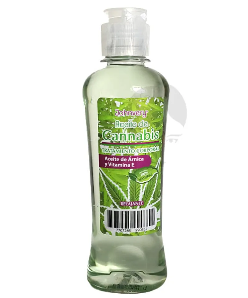 JOHNVERY ACEITE CORPORAL  RELAJANTE CANNABIS X 220 ML - Producto de belleza y estética en Almacén Sandra