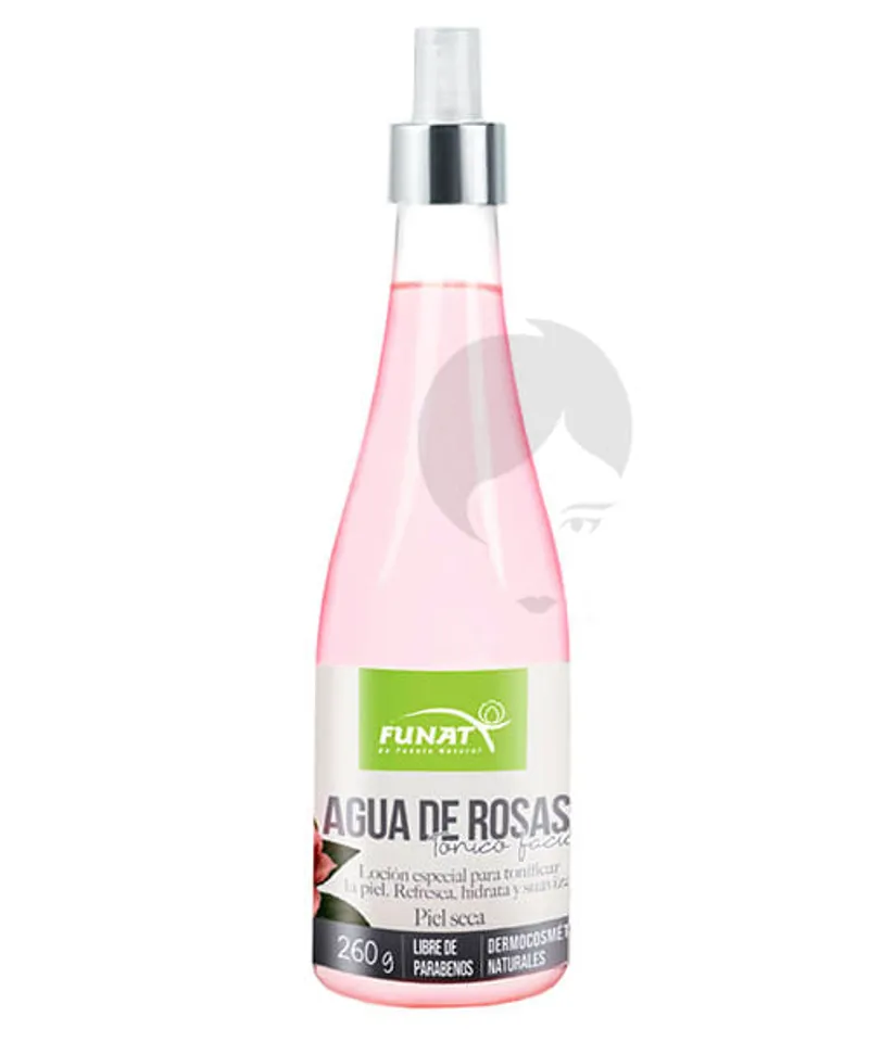 FUNAT TONICO FACIAL AGUA DE ROSAS X 260ML - Producto de belleza y estética en Almacén Sandra