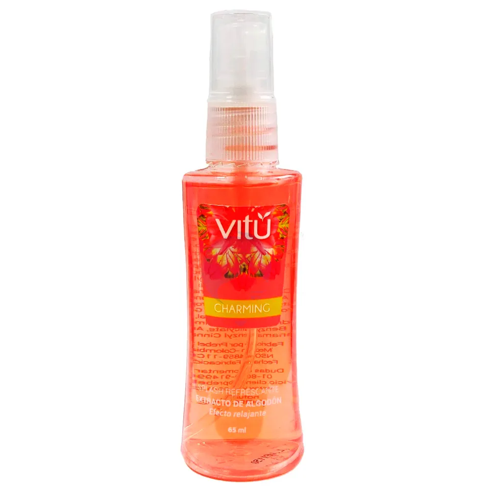 VITU SPLASH CHARMING X 65ML | Almacén Sandra - PERFUMERIA