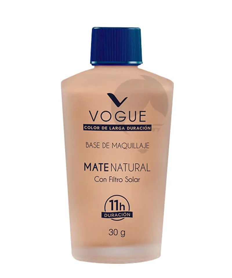 VOGUE BASE LIQUIDA MATE 12H CANELA X 30ML - Producto de belleza y estética en Almacén Sandra