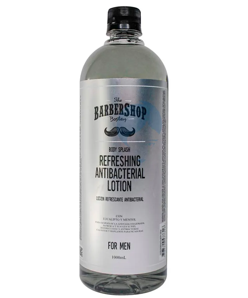 BARBERSHOP LOCION REFRESCANTE ANTIBACTERIAL X 1000ML - Producto de belleza y estética en Almacén Sandra