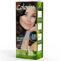 COLORISS TINTE CASTAÑO CLARO N.5.0 X 50GR - Miniatura 1