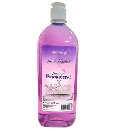 JOHNVERY JABON LIQUIDO SUEÑO PRIMAVERAL  X 1000ML - Producto de belleza y estética en Almacén Sandra