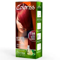 COLORISS TINTE RUBIO MEDIANO ROJIZO COBRIZO N.7.64 X 50GR - Miniatura 1