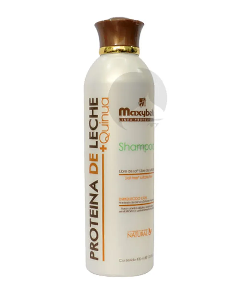MAXYBELT SHAMPOO PROTEINA DE LECHE X 400ML - Producto de belleza y estética en Almacén Sandra