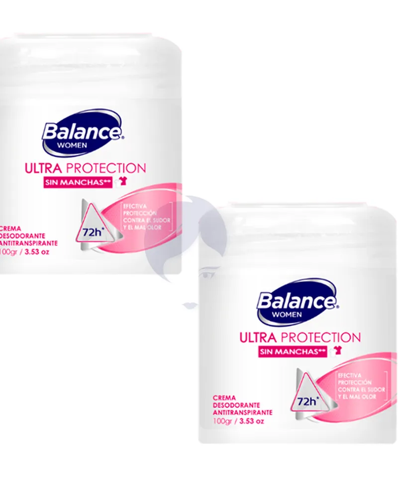 BALANCE DESODORANTE CREMA ULTRA PROTECCION  WOMEN X 2UND X 100GR - Producto de belleza y estética en Almacén Sandra