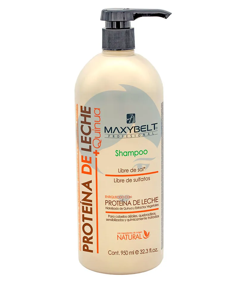 MAXYBELT SHAMPOO PROTEINA DE LECHE X 950ML - Producto de belleza y estética en Almacén Sandra