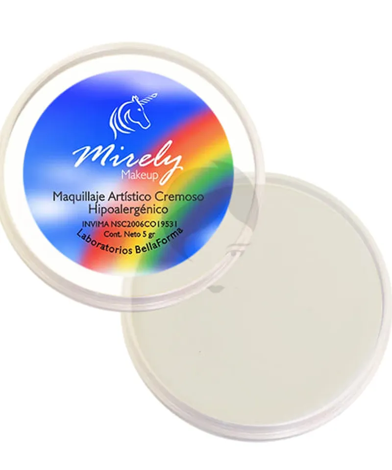 MIRELY MAQUILLAJE ARTISTICO BLANCO X 5GR - Producto de belleza y estética en Almacén Sandra