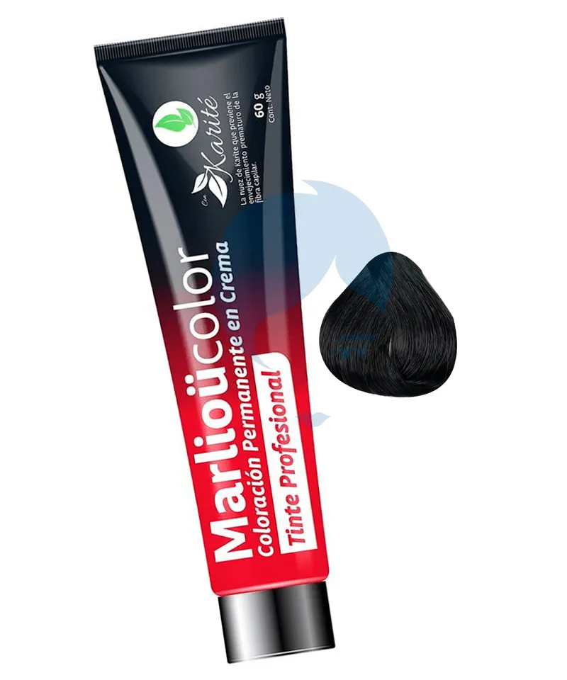MARLIOU TINTE NEGRO NATURAL N.1.0 X 60ML - Producto de belleza y estética en Almacén Sandra