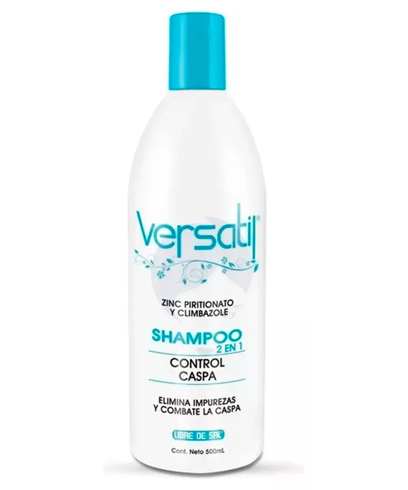 VERSATIL SHAMPOO CONTROL CASPA 2 EN 1 X 500ML - Producto de belleza y estética en Almacén Sandra
