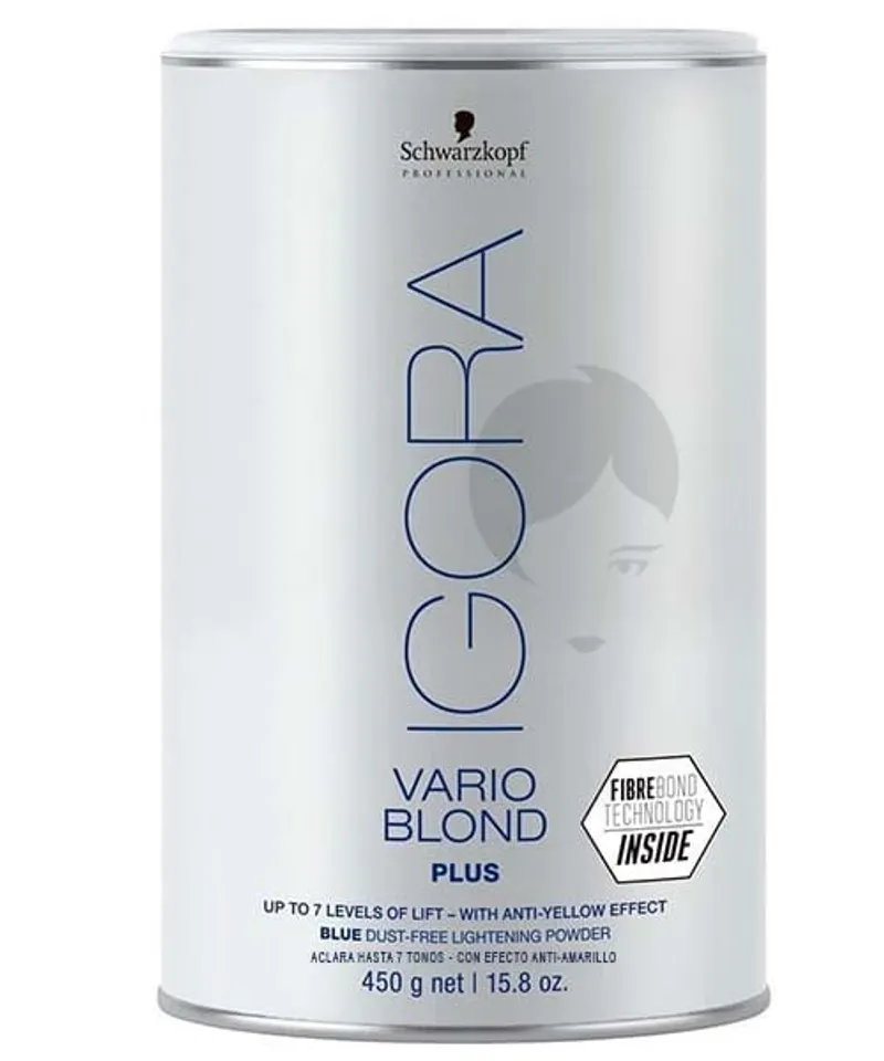 IGORA DECOLORANTE EN POLVO VARIO BLOND PLUS X 450GR - Producto de belleza y estética en Almacén Sandra