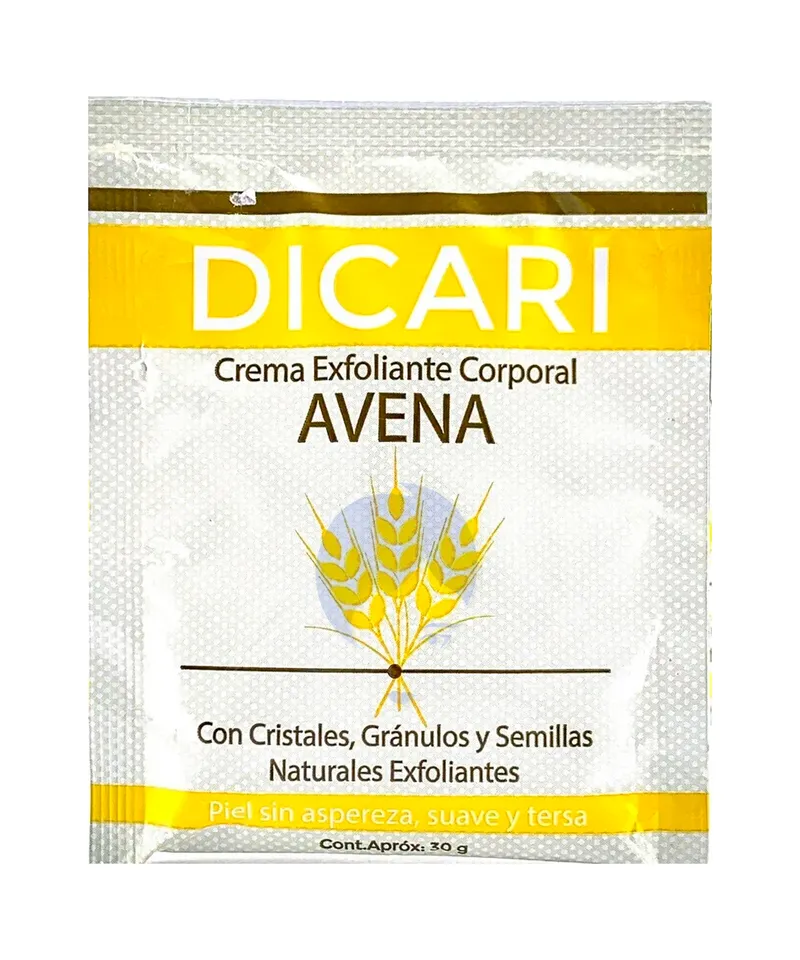 DICARI CREAMA EXFOLIANTE AVENA X 30GR - Producto de belleza y estética en Almacén Sandra