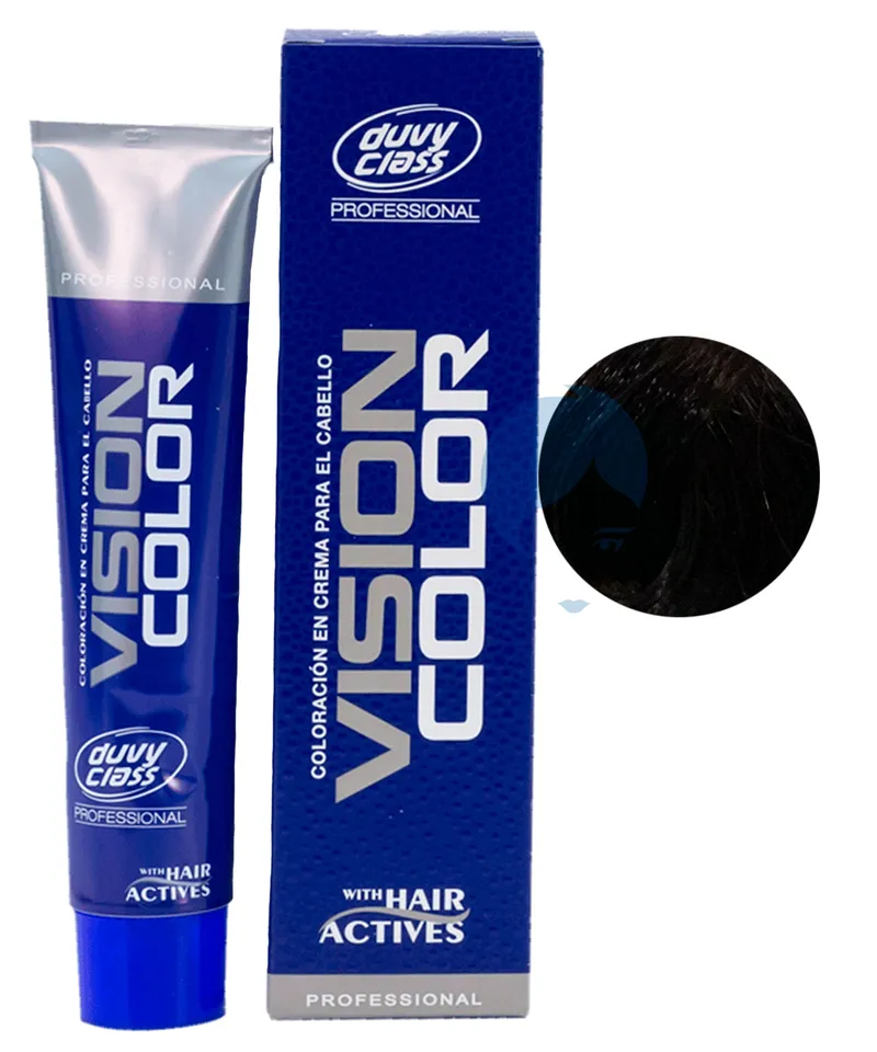 DUVY CLASS VISION COLOR TINTE CASTAÑO OSCURO VIOLETA N.3.7 X 60GR - Producto de belleza y estética en Almacén Sandra