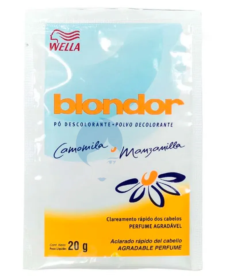 WELLA BLONDOR DECOLORANTE DE MANZANILLA X 20 GR - Producto de belleza y estética en Almacén Sandra