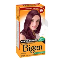 BIGEN TINTE EN POLVO BORGOÑA OSCURO N 96 X 6 GR - Miniatura 1