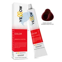 YELLOW TINTE RUBIO OSCURO IRISADO ROJO N.6.26 X 60GR - Miniatura 1
