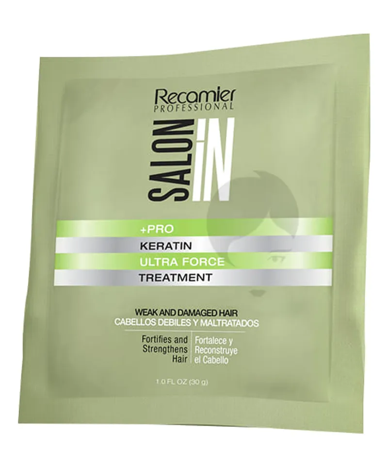 SALOON IN TRATAMIENTO KERATIN ULTRA FORCE X30GR - Producto de belleza y estética en Almacén Sandra