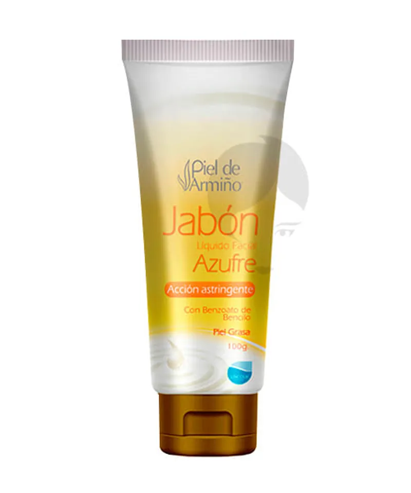 PIEL ARMIÑO JABON LIQUIDO FACIAL AZUFRE X 100GR - Producto de belleza y estética en Almacén Sandra